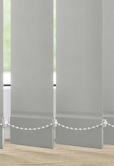 Roma, Grey Nickel - Vertical Blind Slats